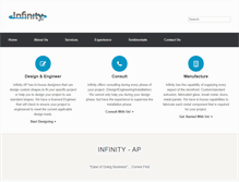 Tablet Screenshot of infinity-ap.net